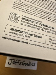 Medicom BE@RBRICK x Anever clear 400% and 100% set Bearbrick