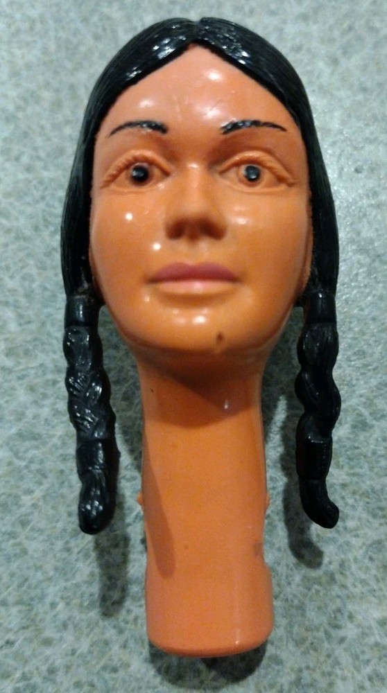 1960’s-70’s Marx Johnny West Princess Wildflower Head Good Cond #1