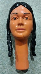 1960’s-70’s Marx Johnny West Princess Wildflower Head Good Cond #1