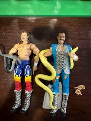 WWE WWF Mattel Elite Jake the Snake Roberts x2