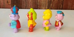 Vintage Disney Gummi Bears Action Figure Lot of 4 Fisher-Price 1985 (Worn Spots)