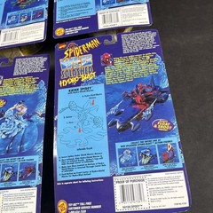 (4) SPIDER-MAN WEB SPLASHER HYDRO-BLAST ACTION FIGURE TOYBIZ NEW VENOM KAYAK