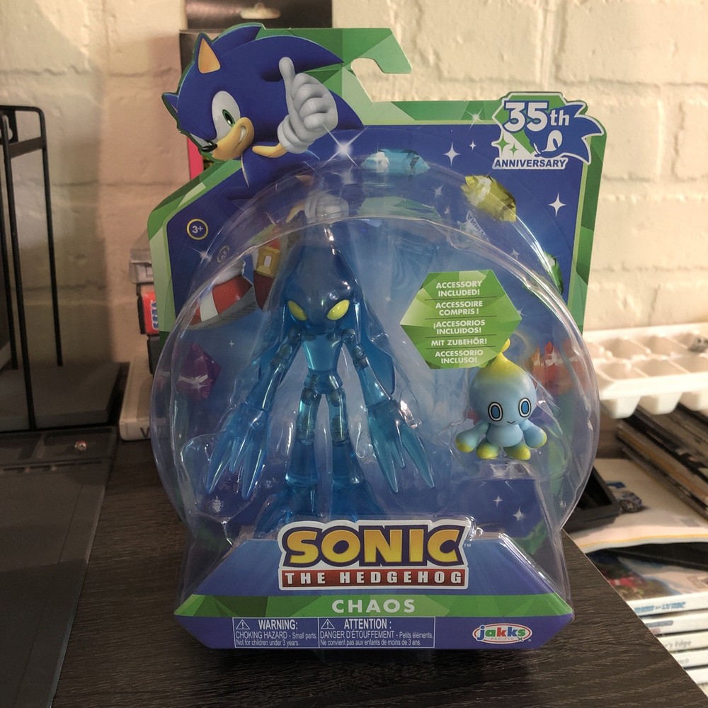 Jakks Pacific 35th Anniversary Sonic The Hedgehog Chaos with Chao 4″ Figure