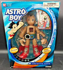 2004 Astro Boy Interactive Astro with Lights and Sounds 11” Bandai Sealed Box