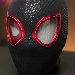 Marvel Spider Man Miles Morales Electronic Mask Moving Eyes Remote Control Cospl