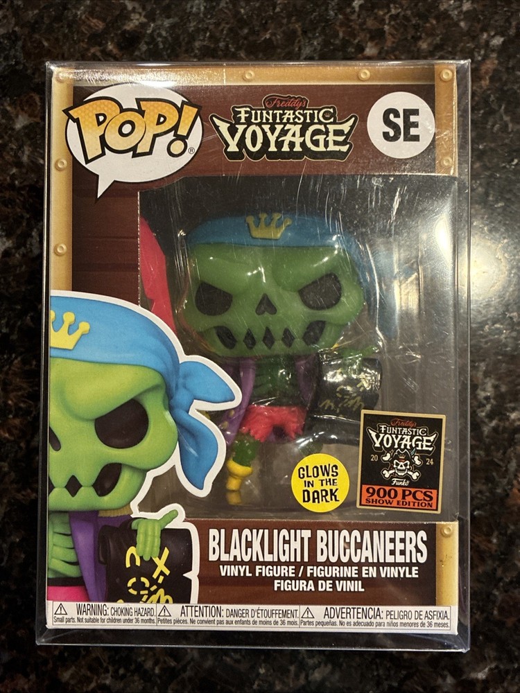 Funko POP Freddy’s Funtastic Voyage Blacklight Buccaneers Glow Vinyl Figure *New
