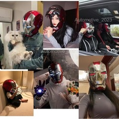 Iron Man Helmet Autoking MK5 1/1 Voice-controlled Transform Mask Cosplay Prop