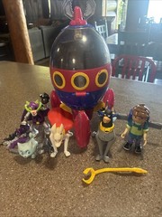 DC Superdog Lot Rocket Krypto Talking Ace Mechanikat Kevin Fisher Price 2004