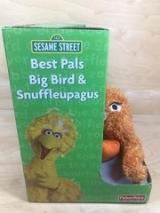 Sesame Street Best Pals Big Bird Snuffleupagus Stuffed Animal Plush 2008 New NIB