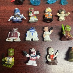 STAR WARS FIGHTER PODS MICRO MINI HASBRO LOT 34 Micro Force Squinkies