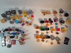 Shopkins Real Littles Food Grocery LOT W/ 22 Sets, 26 Parts & 29 Other Mini Toys