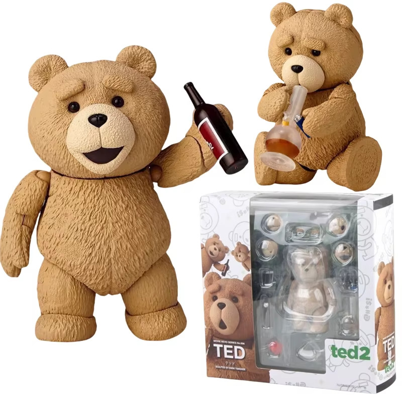 Ted 2 Movie Teddy Bear Figure 10cm (4″) Movable Collectible Toy w/ Box