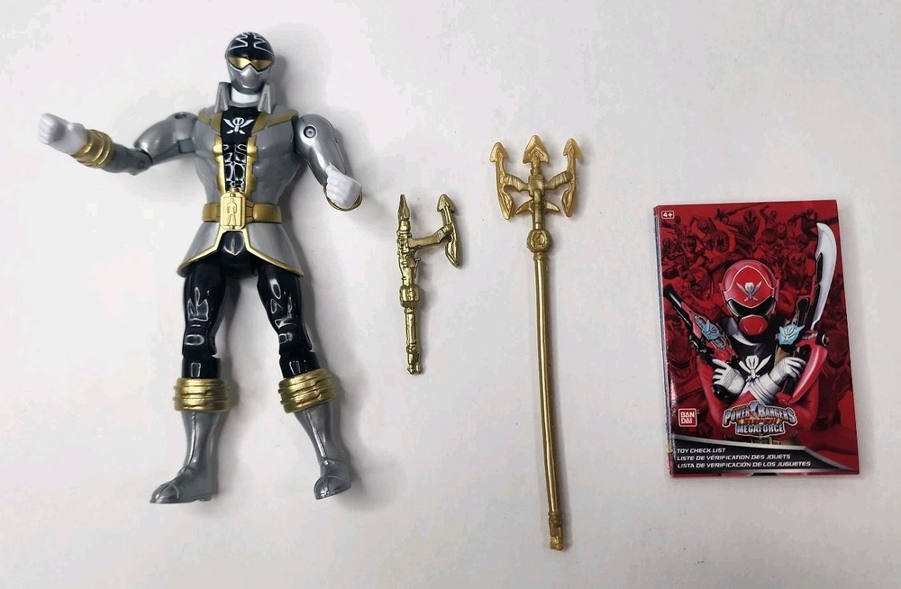 Saban’s Power Rangers Super Megaforce – Silver Ranger “Pirate” – Loose/Complete