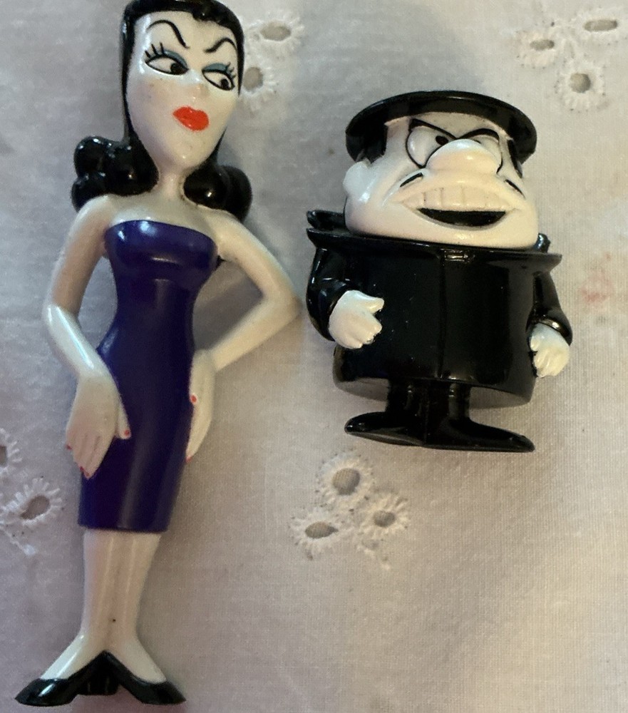 1998 rocky bullwinkle series natasha and boris exclusive toy action figure set