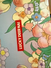 Lucky Deer Nai Secret Garden Hua Chen Plush Pendant Confirmed Box Card Bag
