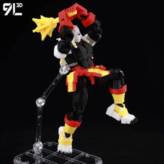 3D Printed Invincible Battle Beast Action Figure – Multi-Jointed Superhero Anime