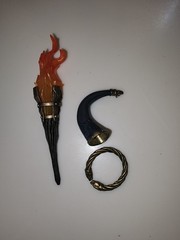 Mythic Legions Dwarf Accessories Yellow Flame Torch – Exiles from Under Mountain
