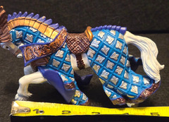 Papo Weapon Master Eagle Horse and Knight Action Figures 2007 w/Shield/Sword