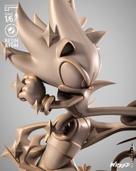 3D Printed Fan Art Sonic the Hedgehog Sculpture by Wicked