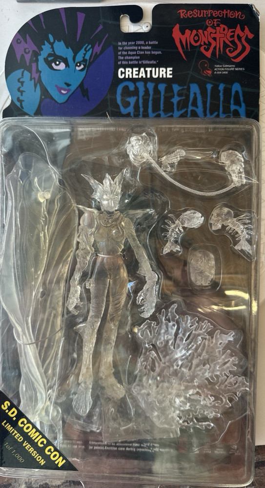Creature Gillealla Comic Con Limited Variant Action Figure 1000 Made SEALED (05Q