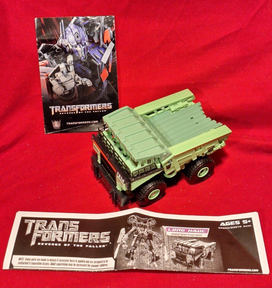Transformers Revenge Of The Fallen Long Haul Hasbro Voyager Complete w/ Manual