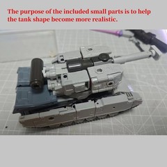 ACHAI STUDIO ABS Casting Arm Cannon Upgrade Kit For SS86 Megatank Accessories