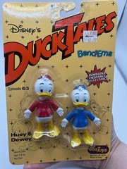 JusToys Bend-ems Disney’s Duck Tales 4.5″ Huey & Dewey Original Packaging