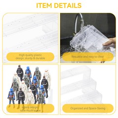 NEW Display Stands BASE Fits 6” STAR WARS BLACK SERIES Figure GIFTS TOYS CLEAR