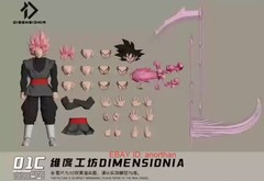 DIMENSIONIA 01C God Defier Goku Black 1/12 Scale Action Figure In Stock