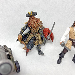 Vtg Disney Zizzle Pirates Of The Caribbean Davey Jones Will Turner Assorted Lot