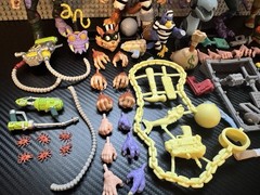 Super7 Teenage Mutant Ninja Turtles Ultimates Rat King, Baxter, Scratch, Scumbug