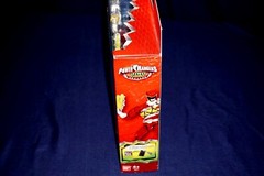 MIGHTY MORPHIN POWER RANGERS ARMORED DINO RED SIGNED BY BRENNON MEJIA FIGURE