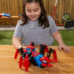 Marvel Car Playset with Blast Feature and Action Figure for Kids Ages 4 and Up