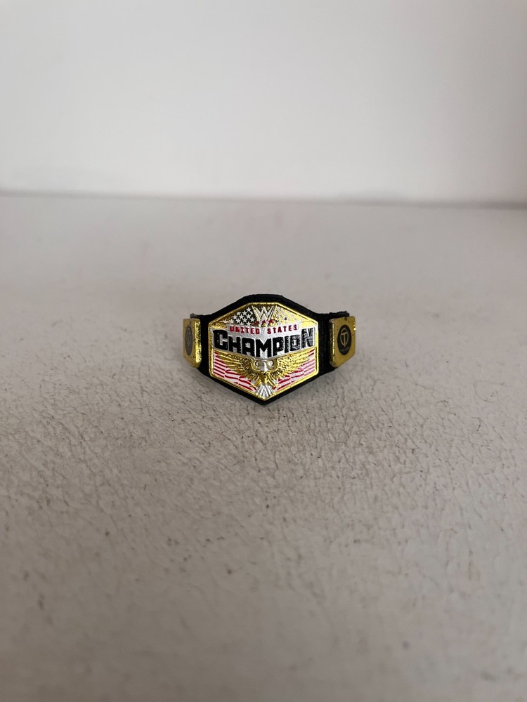 WWE UNITED STATES US CHAMPIONSHIP TITLE BELT MATTEL TOY FIGURE ACCESSORY ELITE