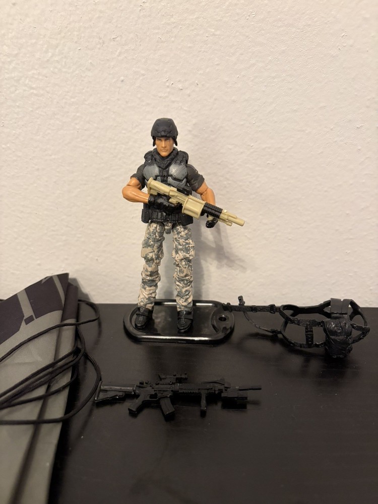 GI Joe Retaliation ULTIMATE FLINT with Parachute Lot 3.75 Loose Rare