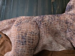 Jurassic Park World Real FX Baby T-Rex Tyrannosaurus Dinosaur Puppet SEE VIDEO