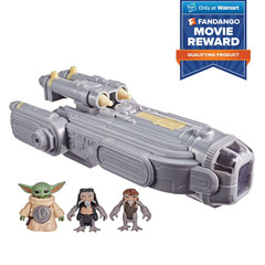 Star Wars ActionVerse Grogu & Anzellans Action Figures, 8-Inch Starship, Star Wa