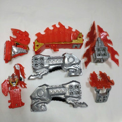 Power Rangers Dino Fury Ryusoulger DX Dime Volcano Dimetro Blazing Megazord Used