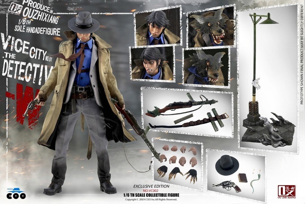 1/6 COOMODEL X OUZHIXIANG VC002 Vice City The Detective W EXCLUSIVE EDITION