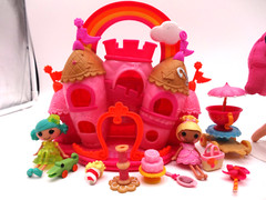 Lalaloopsy Tinies Sew Royal Castle Rainbow Cinder Slippers Doll Mini Cinder Clot