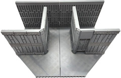 1:18 Scale Modular Sci-Fi Corridor Diorama Star Wars Inspired Display for 4-Inch