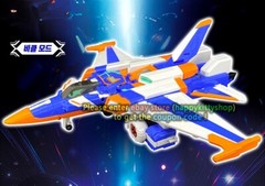 Metal Cardbot S CIELO Action Figure Jet Fighter Transformer Robot Plane Boy Toy