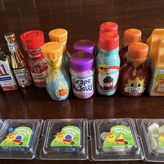 42 Barbie Sized Miniverse Mini Food Pieces Lot Mix Items Miscellaneous Minis