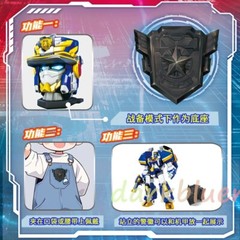 Miniforce Super Cops Jet Cop Head Badge Police Transformed Robot Toy 16.5cm