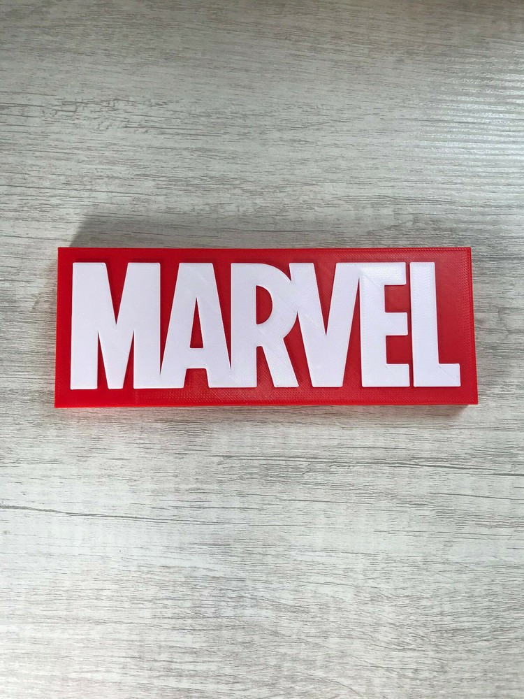 Marvel Studios style logo sign decor ~7in