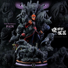 Anime Naruto Shippuden Pain Six Paths Akatsuki PVC Figure GK Statue Collectible
