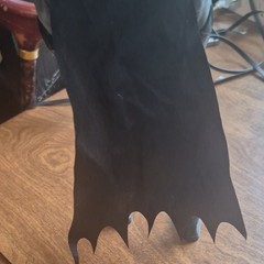 Batman Action Figure Plastic Gray/Black/Yellow w/ Cape 11 in