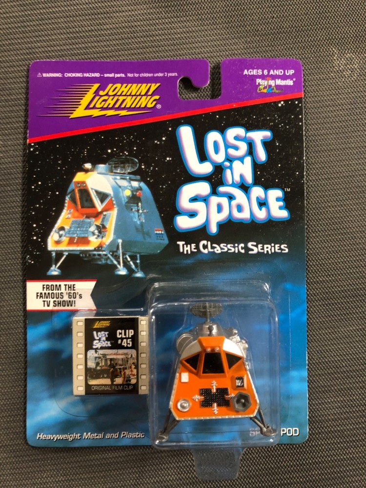 Lost In Space Johnny Lightning Space Pod with Film Clip #45 Sealed