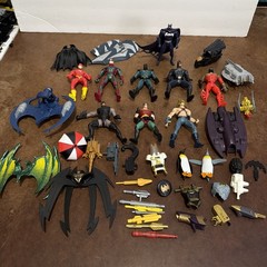 Lot Of 9 Vintage 1990’s Batman Kenner Action Figures Loose With accessories