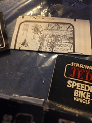 Vintage Star Wars ROTJ Speeder Bike New In Open Box